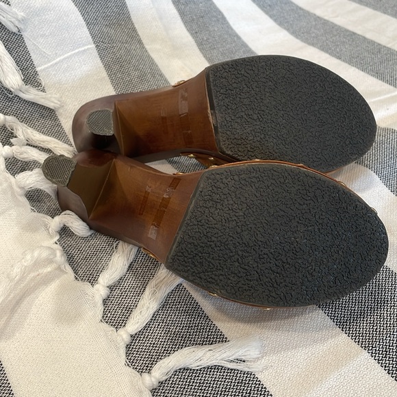 Vintage Y2K Bamboo SWING-12 Satin Beaded & Sequin Heels Clogs Size 6.5 - Picture 9 of 10